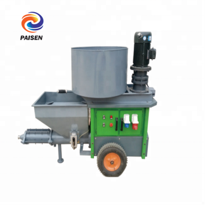 12 horsepower diesel motor construction cement plaster pump/mortar spraying machine