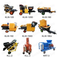 China Portable Cement Mortar Plastering Machine for Wall